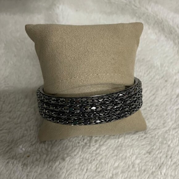 R.J. Graziano Rhinestone Bangle - Picture 2 of 4